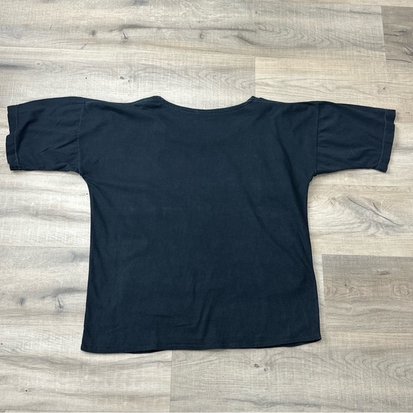 Vintage Western Cowboy Cowgirl Themed T-shirt Puff Purple Pink & Green Design - Picture 6 of 6